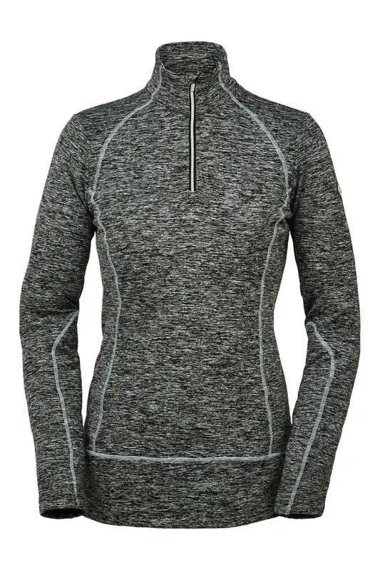 Girl‘s Accord Zip T-neck - Black - XS