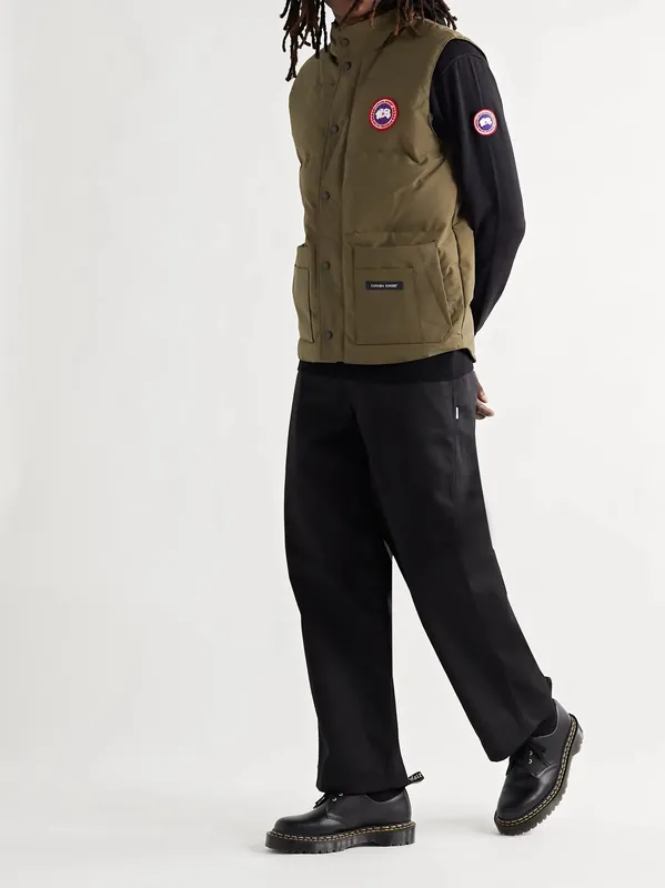 Men‘s Freestyle Crew Vest - Military Green - Medium