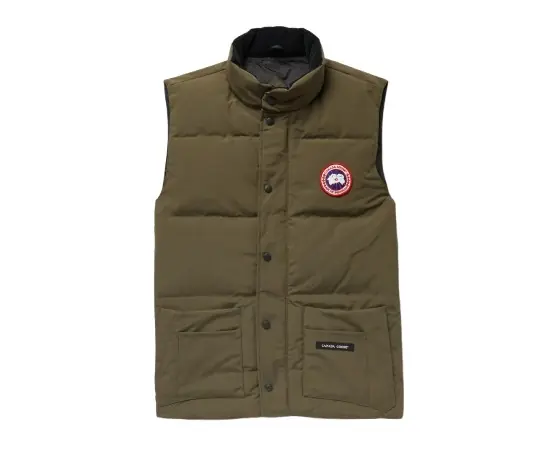 Men‘s Freestyle Crew Vest - Military Green - Small