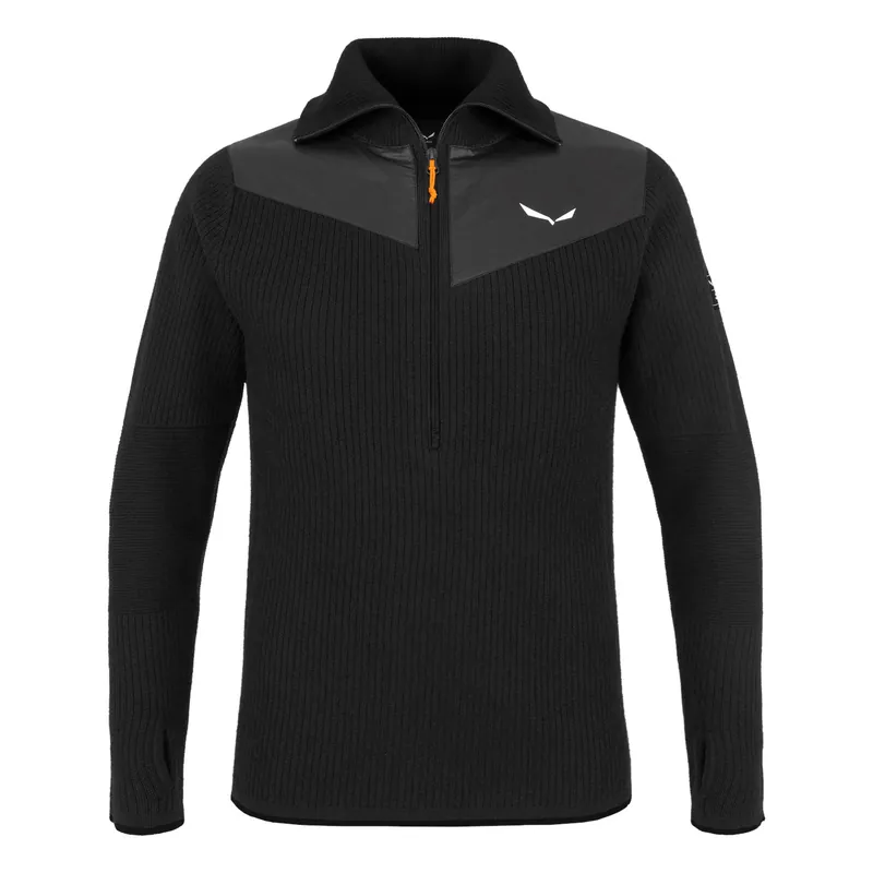 Men‘s Sella Alpine Merino Pullover - Black Out - Small