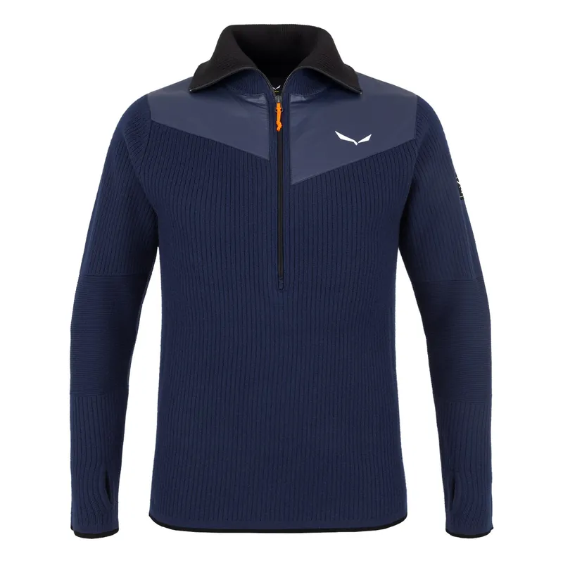 Men‘s Sella Alpine Merino Pullover - Navy Blazer - Small