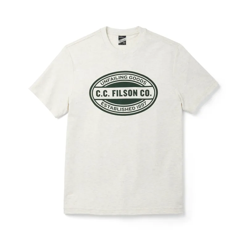 Men‘s Buckshot T-shirt - White/ Unfailing Goods - Large