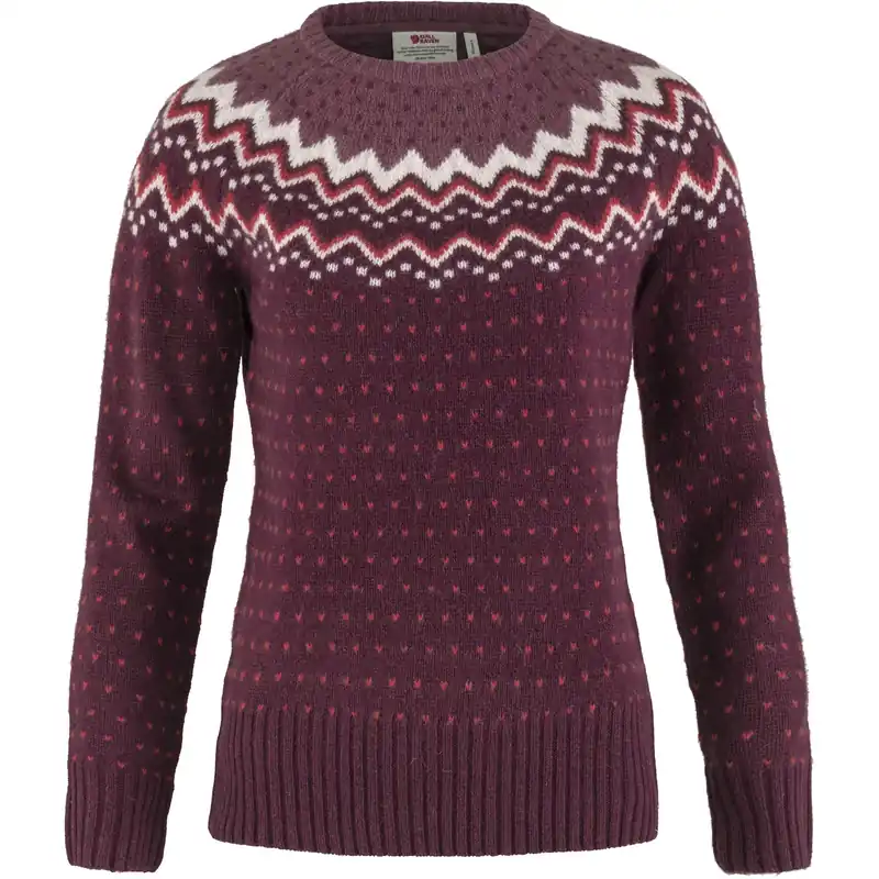 Women‘s Ovik Knit Sweater - Dark Garnet - XS