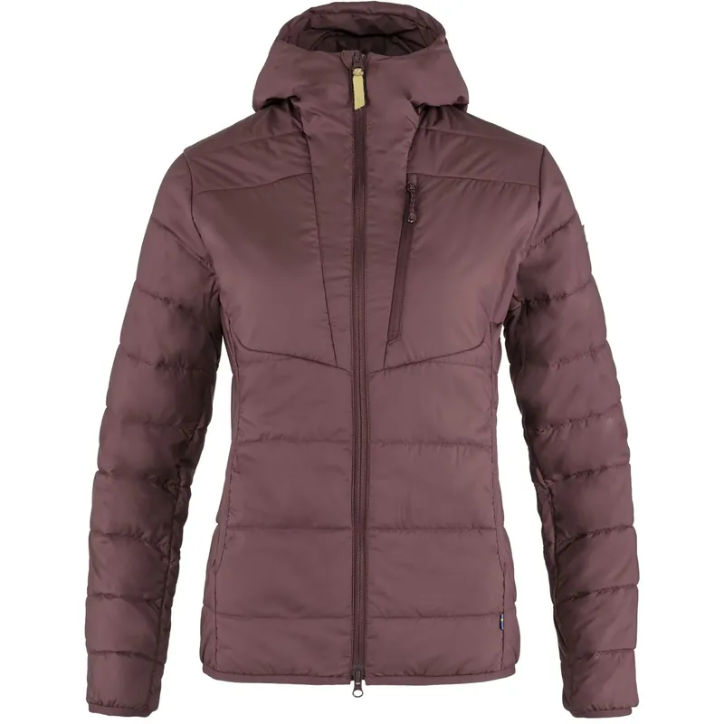 Women‘s Keb Padded Hoodie - Port - Large