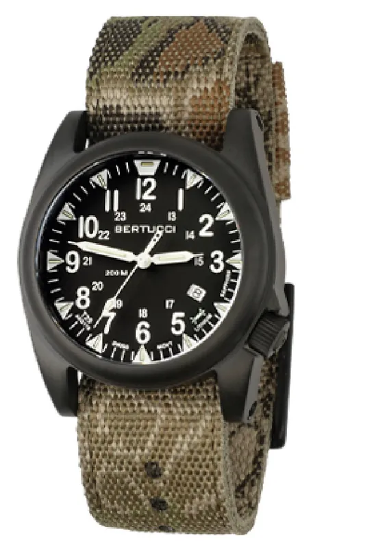 A-5s Ballista Illuminated - Black Dial- 334pnc Kryptek Highlander Pantera Camo Webbing Band