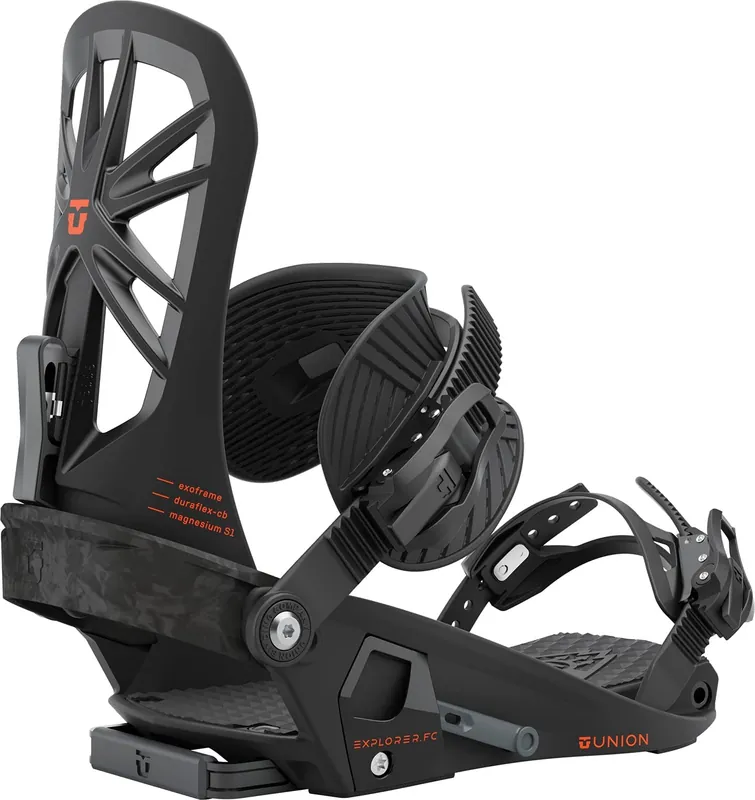 Explorer FC Snowboard Bindings - Black - Medium
