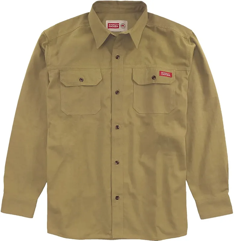 The Twill Shirt - Khaki - Medium