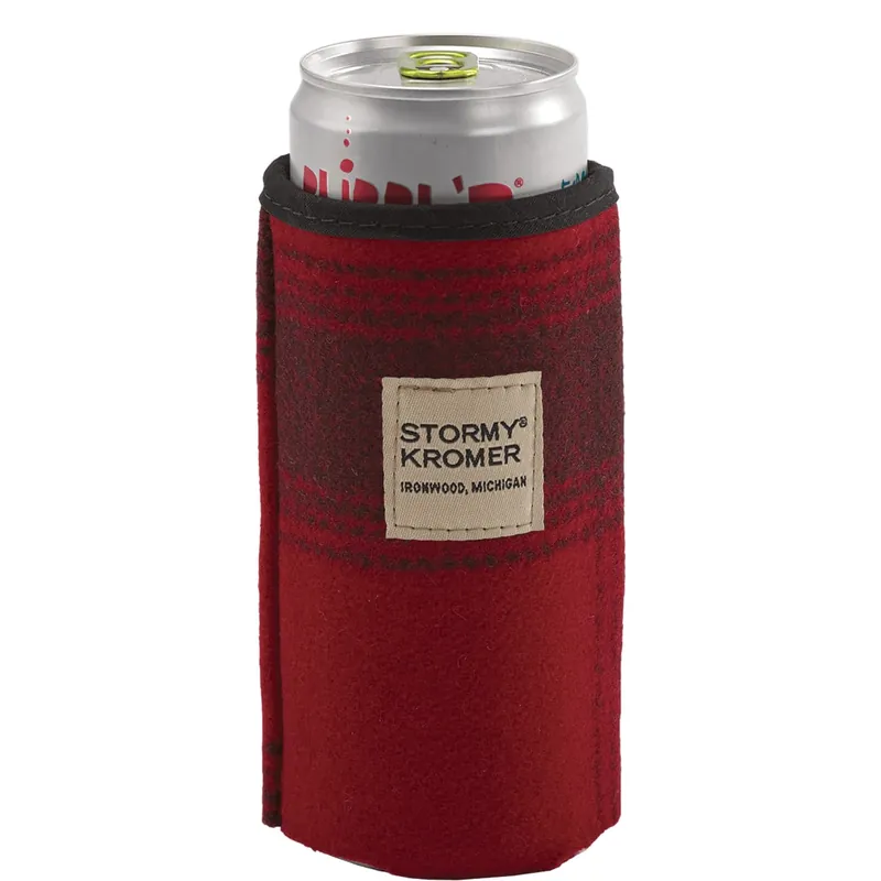 Tall Boy Can Wrap - Red/black Plaid