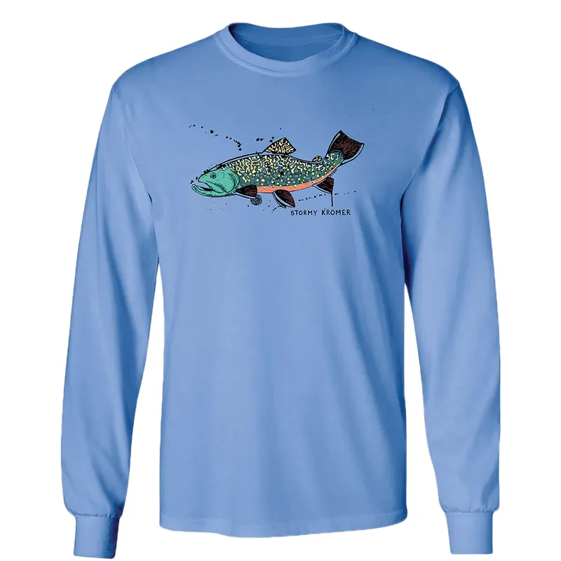 Kromer Long Sleeve Tee - Rainbow Trout - Medium