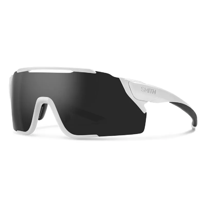 Attack Mag Mtb Sunglasses - Matte White W/ Chromapop Black Lens And Chromapop Low Light Amber Lens