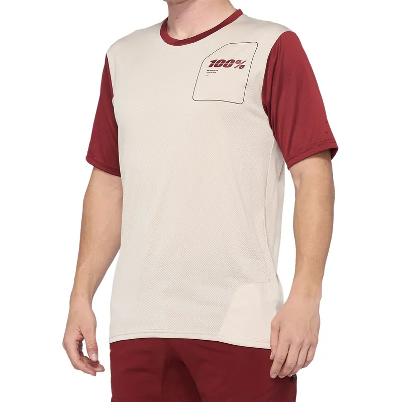 Men‘s Ridecamp Jersey - Stone/brick - Medium