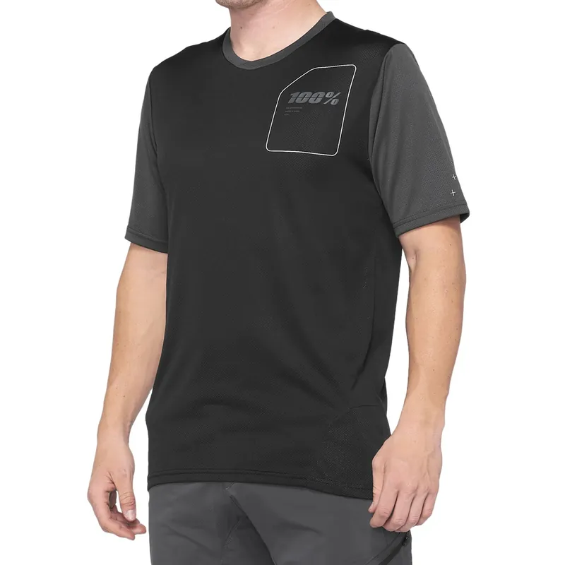 Men‘s Ridecamp Jersey - Charcoal/black - Small