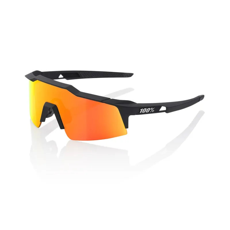 Speedcraft Sl - Soft Tact Black With Hiper Red Multilayer Mirror Lens