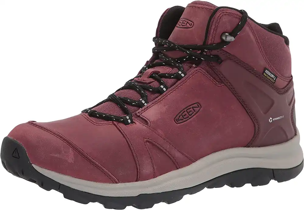 Women‘s Terradora II Leather Mid Wp - Wine/black - 7