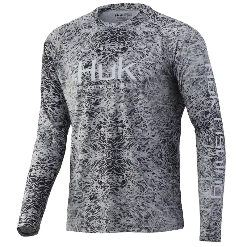 Men‘s Vc Turtle Grass Pursuit Long Sleeve - Grey - Small