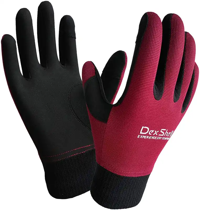 Aqua Blocker Gloves - Burgundy - Small/Medium