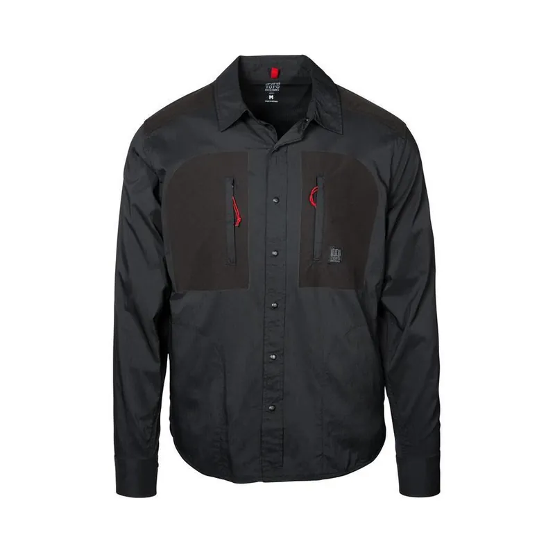 Men‘s Tech Shirt Long Sleeve - Black - Large