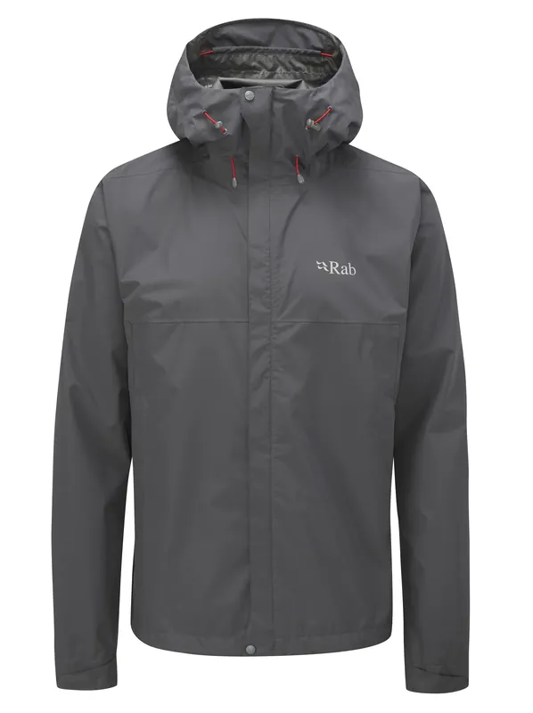 Rab Men‘s Downpour Eco Jacket - Graphene - Small