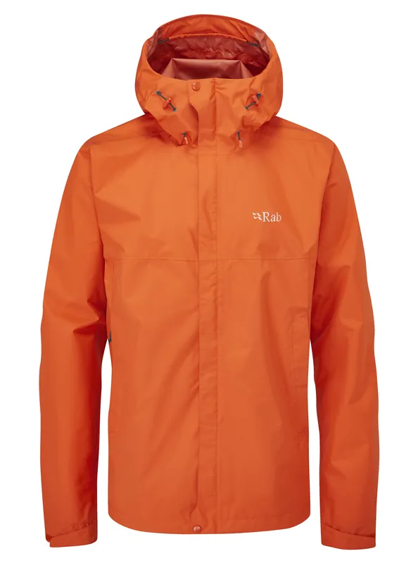 Rab Men‘s Downpour Eco Jacket - Firecracker - Small