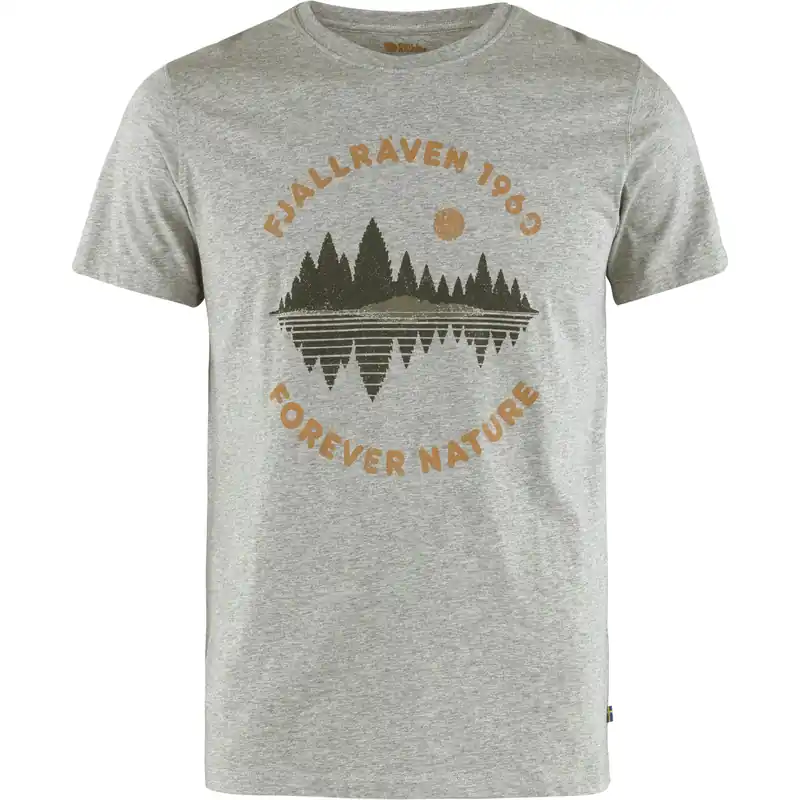Men‘s Forest Mirror T-shirt - Grey - 2XL