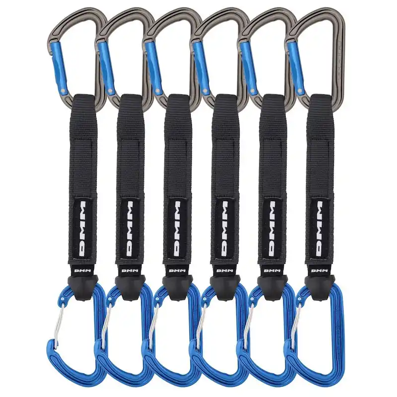 Shadow/spectre Hybrid Quickdraw 6 Pack - Titanium/blue - 18 cm
