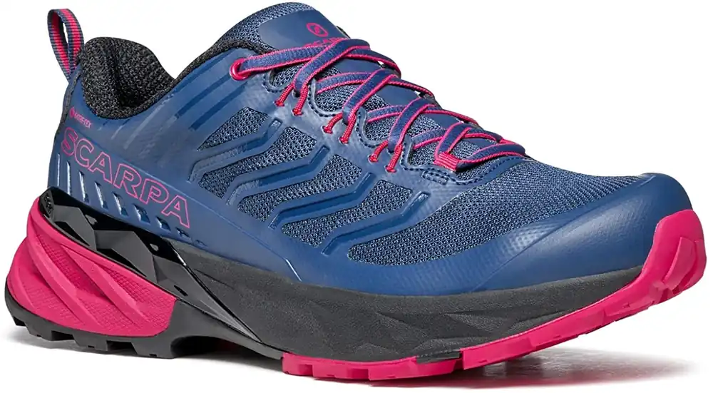 Women‘s Rush Gtx Trail Running Shoe - Blue/fuxia - 40.5