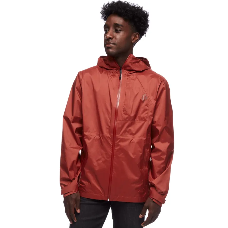 Men‘s Treeline Rain Shell - Red Rock - Extra Small