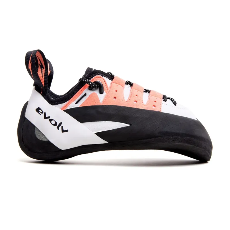 Women‘s Geshido Lace Climbing Shoes - White/coral/black - 7.5