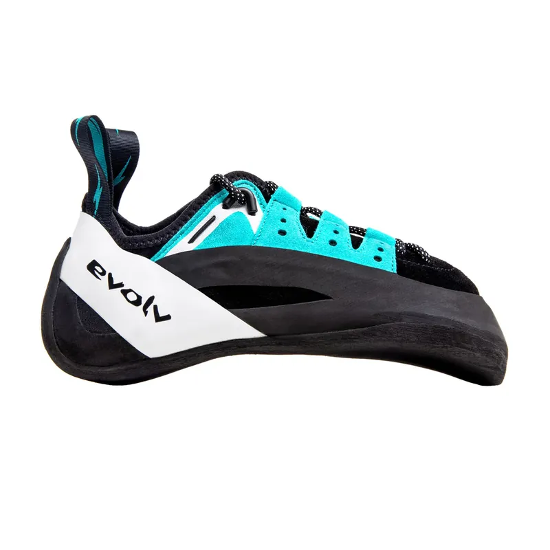 Men‘s Geshido Lace Climbing Shoes - Black/teal/white - 13