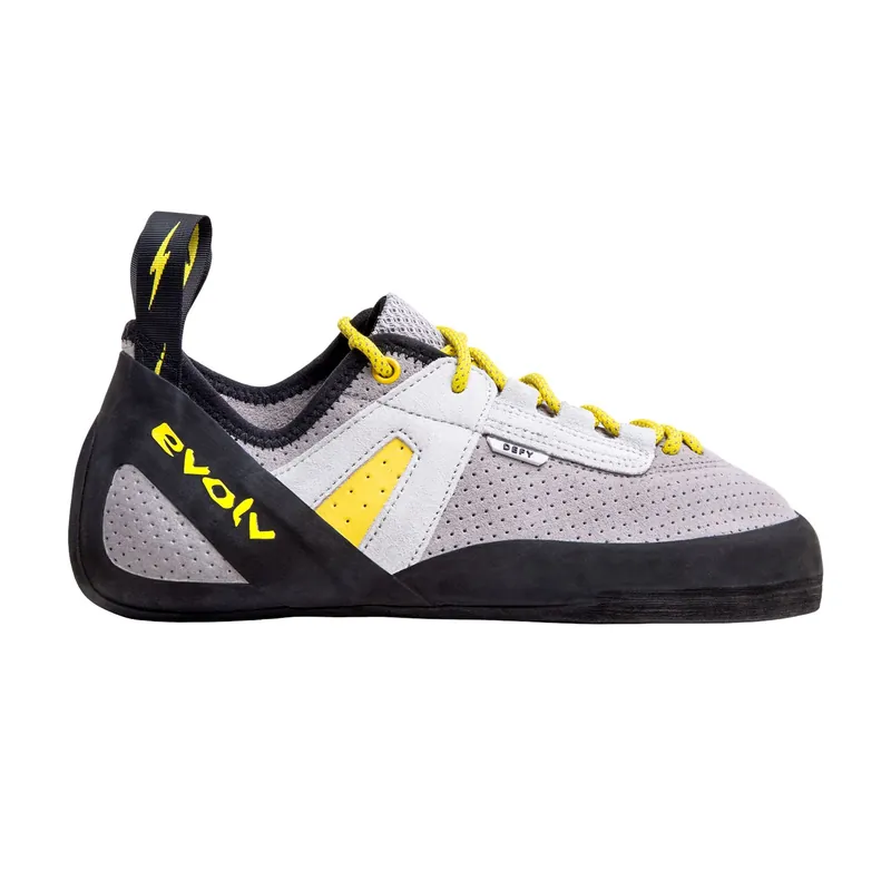 Men‘s Defy Lace Climbing Shoes - Fog Gray/banana - 11.5