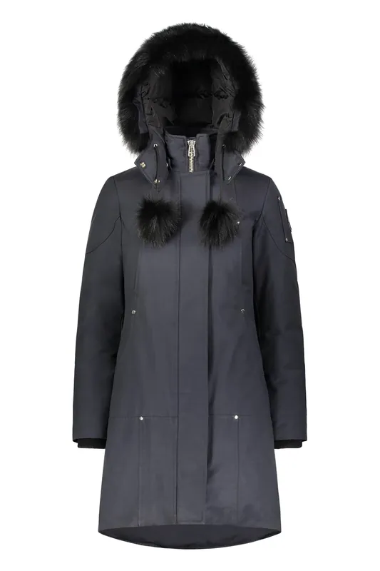 Women‘s Stirling Parka - Navy/black Fox Fur - XS