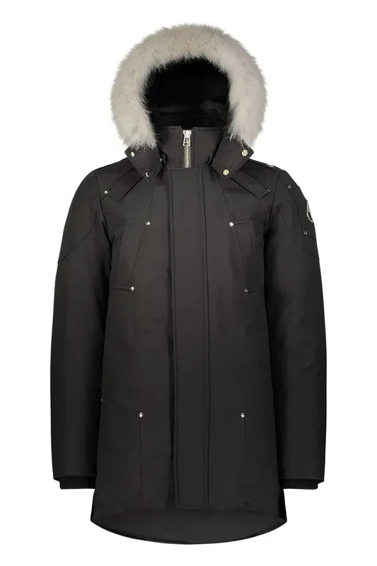 Men‘s Stirling Parka - Black/natural Fox Fur - Medium