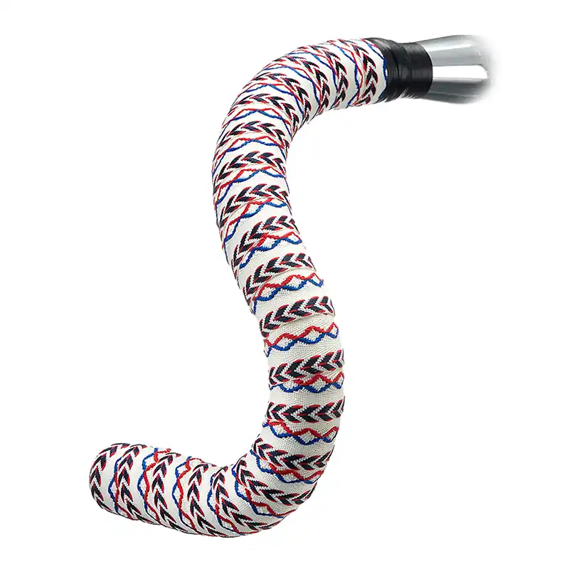 Ribbon Finish Bar Tape - Arrow Red-white-blue On White Background