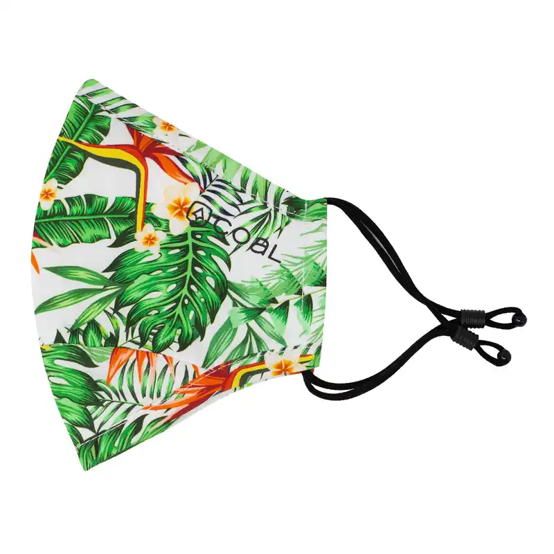 Ergo Mask - White Tropical - Large