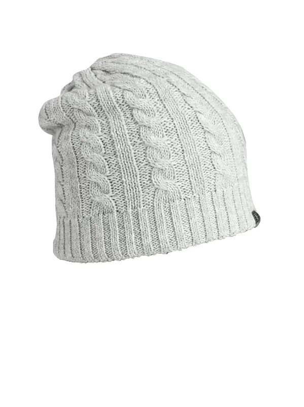 Heatwave Cord Beanie - White/light Gray