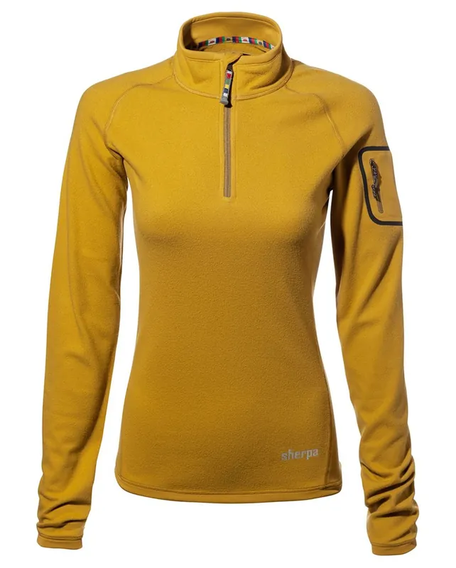 Women‘s Dikila Zip Tee Ason Brass - L