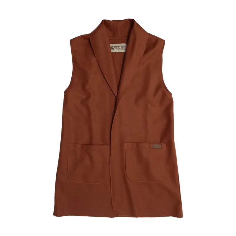 Women‘s Duster Vest - Rust - Medium