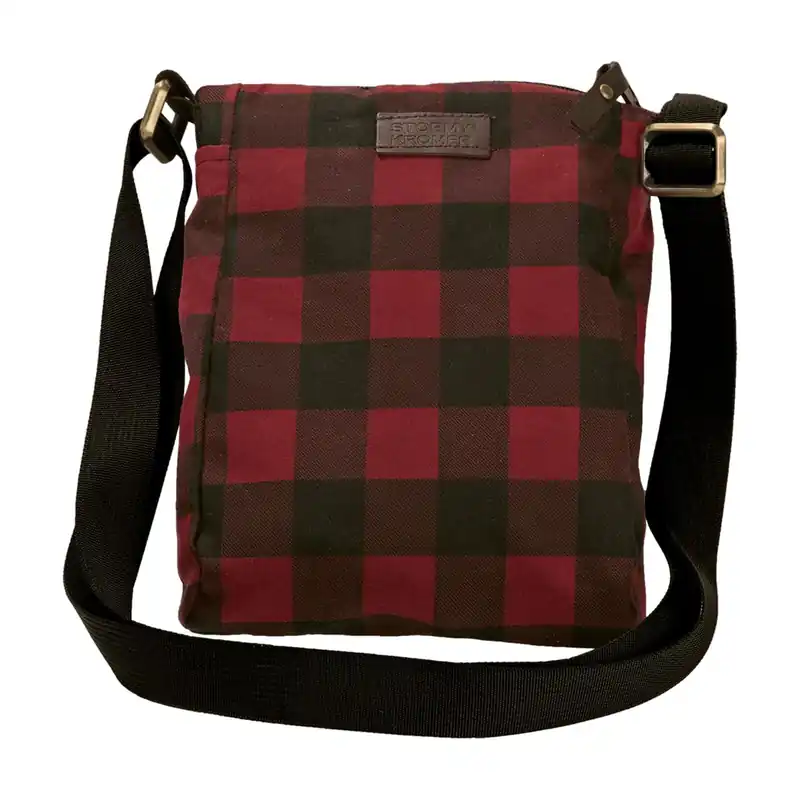 Northwoods Crossbody Bag - Red/black Buffalo Plaid