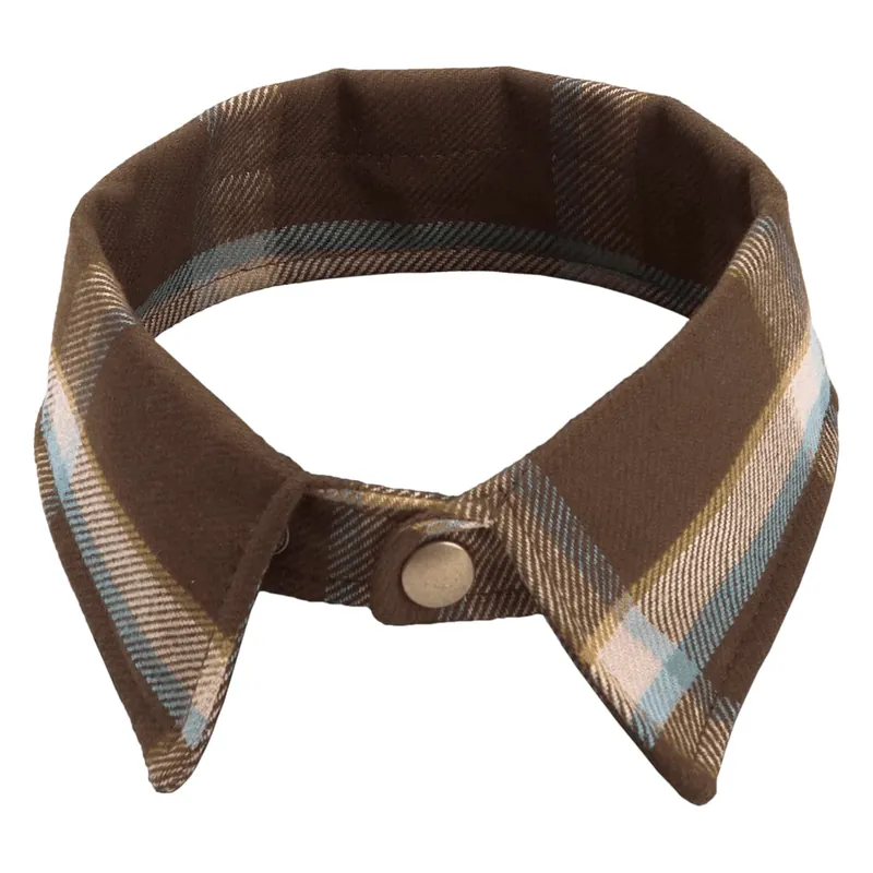 Fur Friend Shirt Collar - Kodiak Plaid - Large