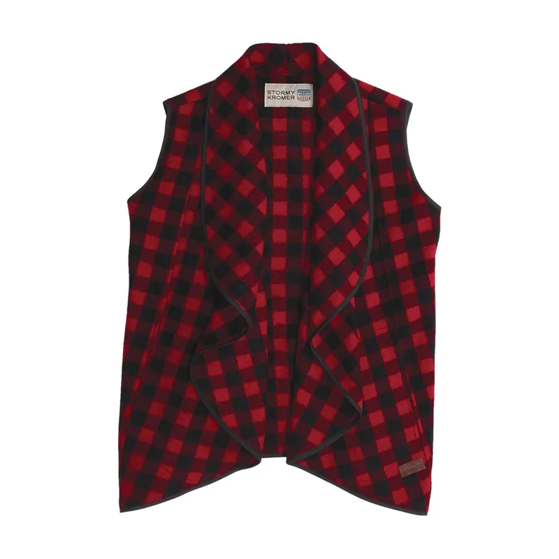 Women‘s Waterfall Vest - Red/black - Medium