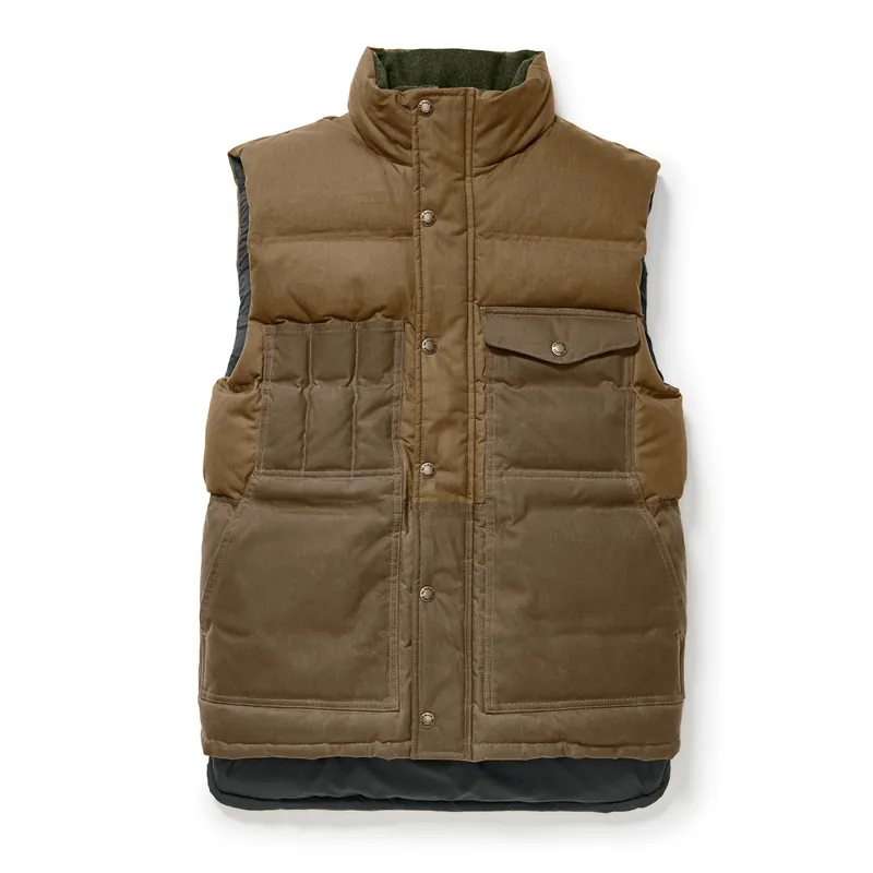 Men‘s Down Cruiser Vest - Dark Tan - Small