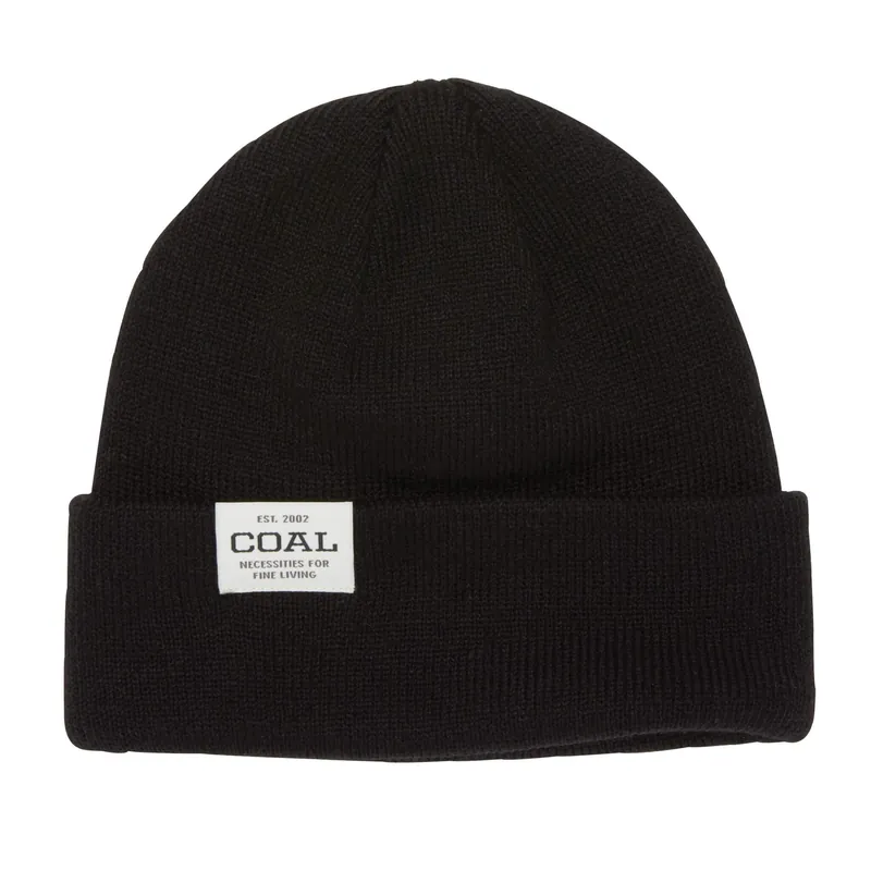 The Uniform Low Beanie - Solid Black