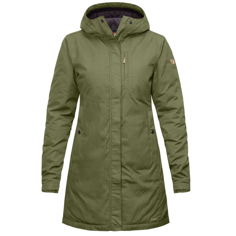 Women‘s Kiruna Padded Parka - Green - Small