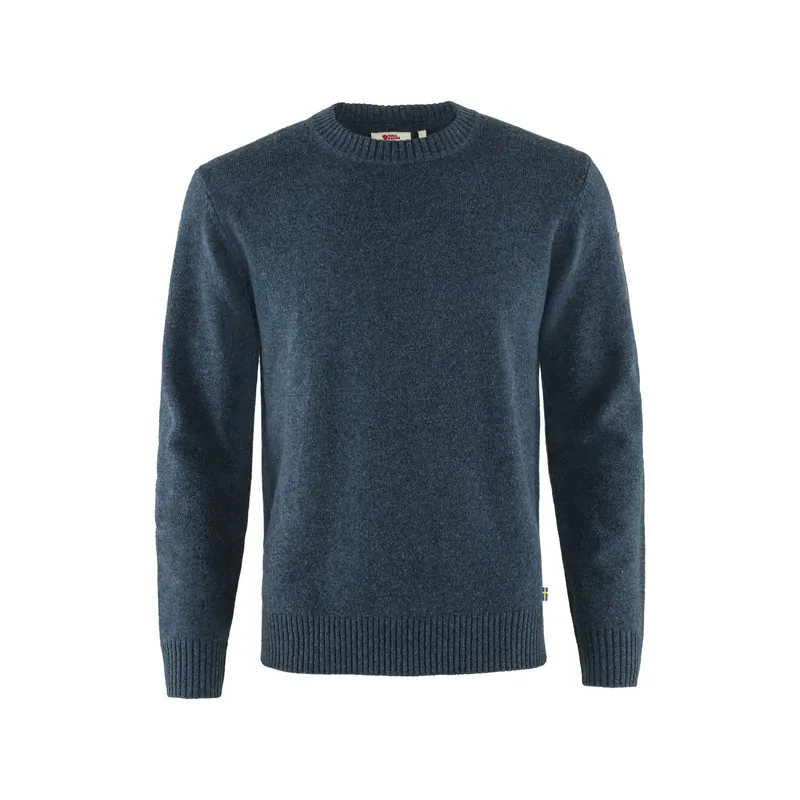 Men‘s Ovik Round-neck Sweater - Navy - Small