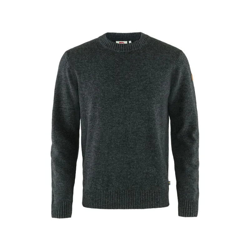 Men‘s Ovik Round-neck Sweater - Dark Grey - Small