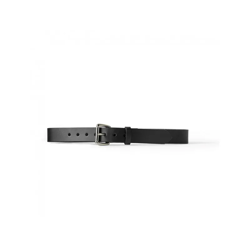 1 1/4in Leather Belt - Black/black - 50
