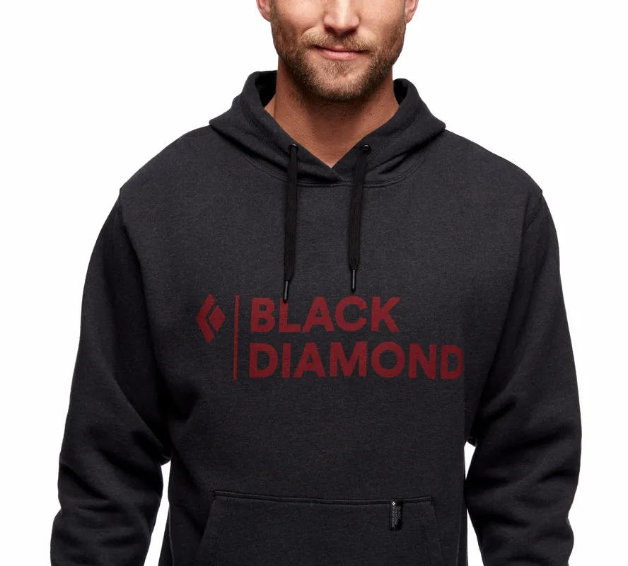 Men‘s Stacked Logo Hoody - Heather - Extra Small
