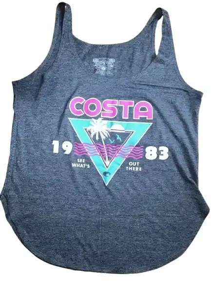 Women‘s Vice Tank Top - Denim - Small