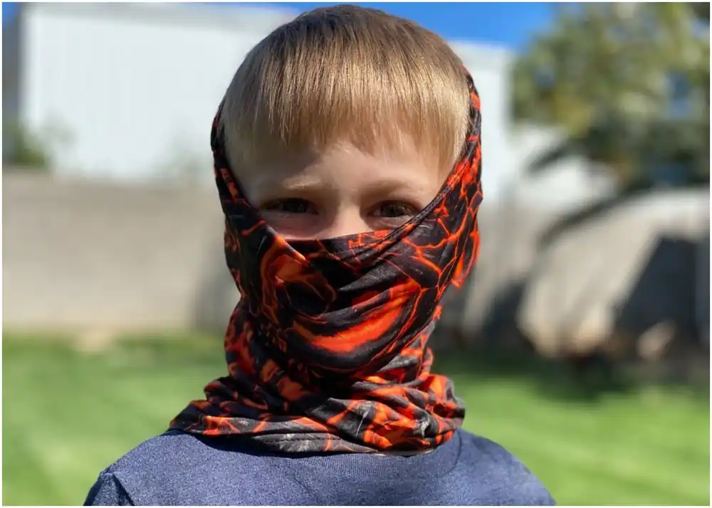 Buff Multi Use Face Mask Neck Gaiter - Lava Flow