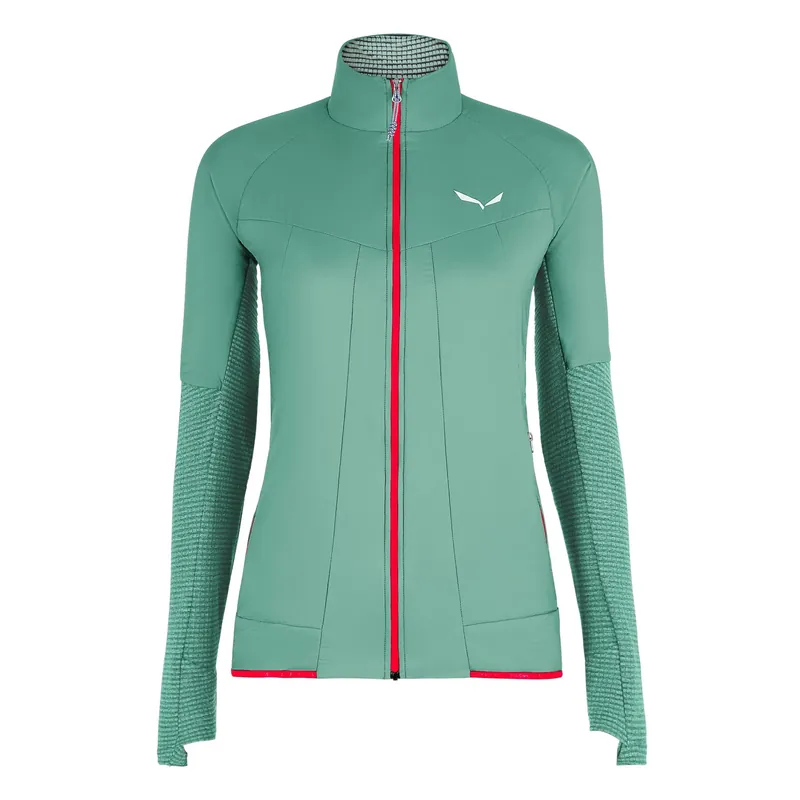 Women‘s Pedroc Hybrid 2 Ptc Alpha Jacket - Feldspar Green - Large